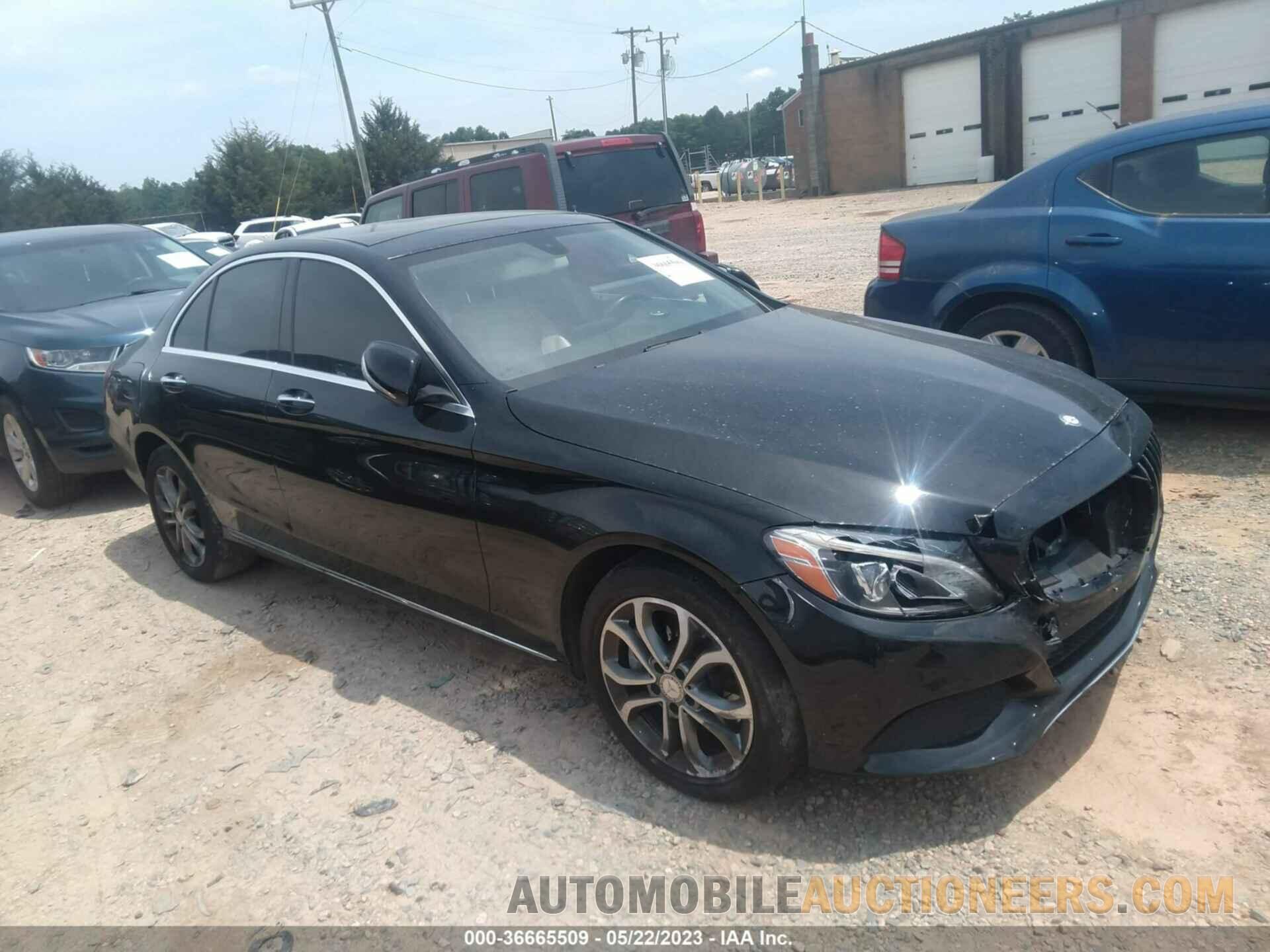 55SWF4KBXFU017640 MERCEDES-BENZ C-CLASS 2015