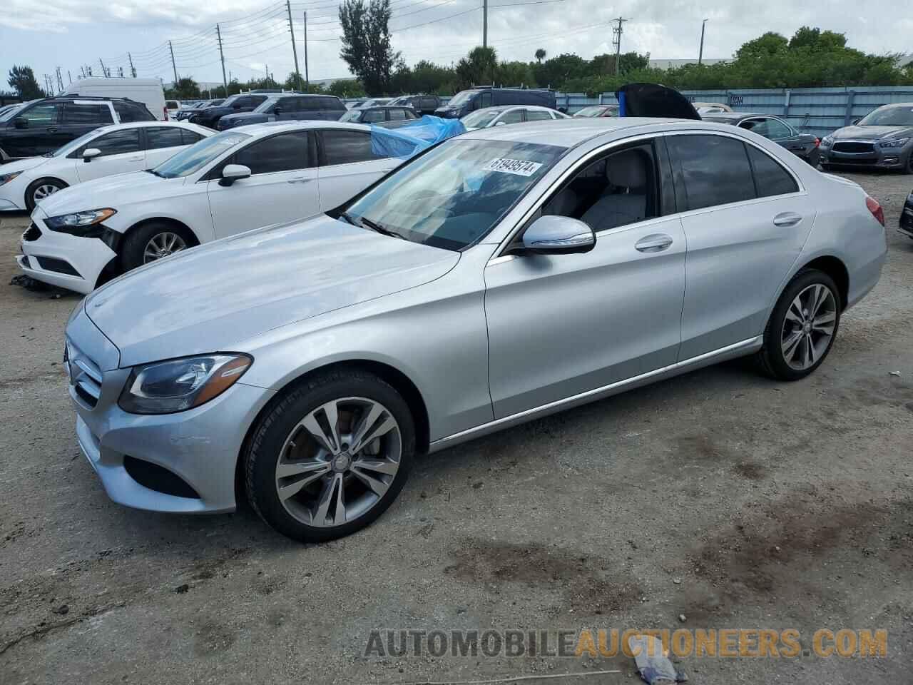 55SWF4KBXFU020876 MERCEDES-BENZ C-CLASS 2015