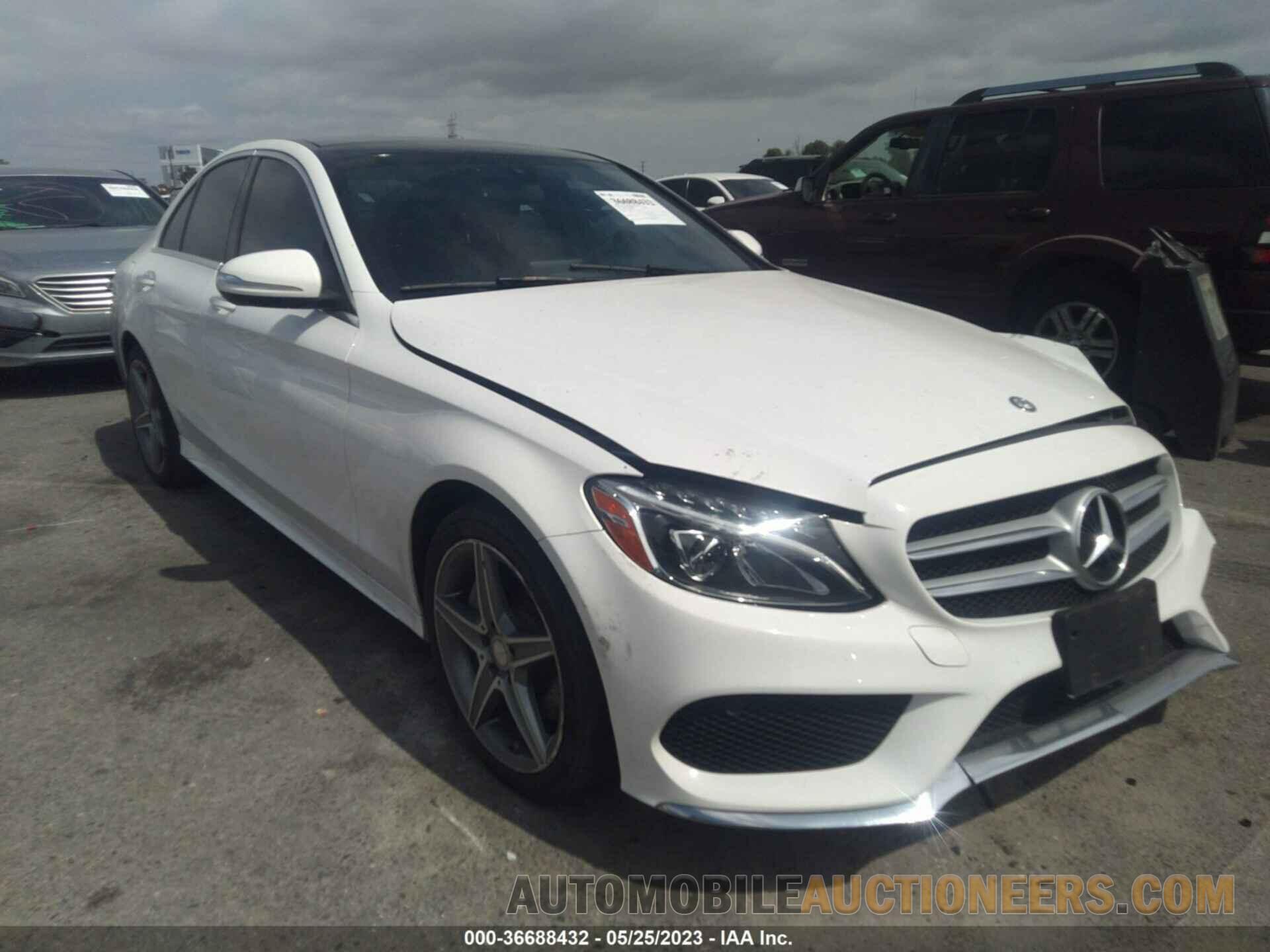 55SWF4KBXFU027133 MERCEDES-BENZ C-CLASS 2015