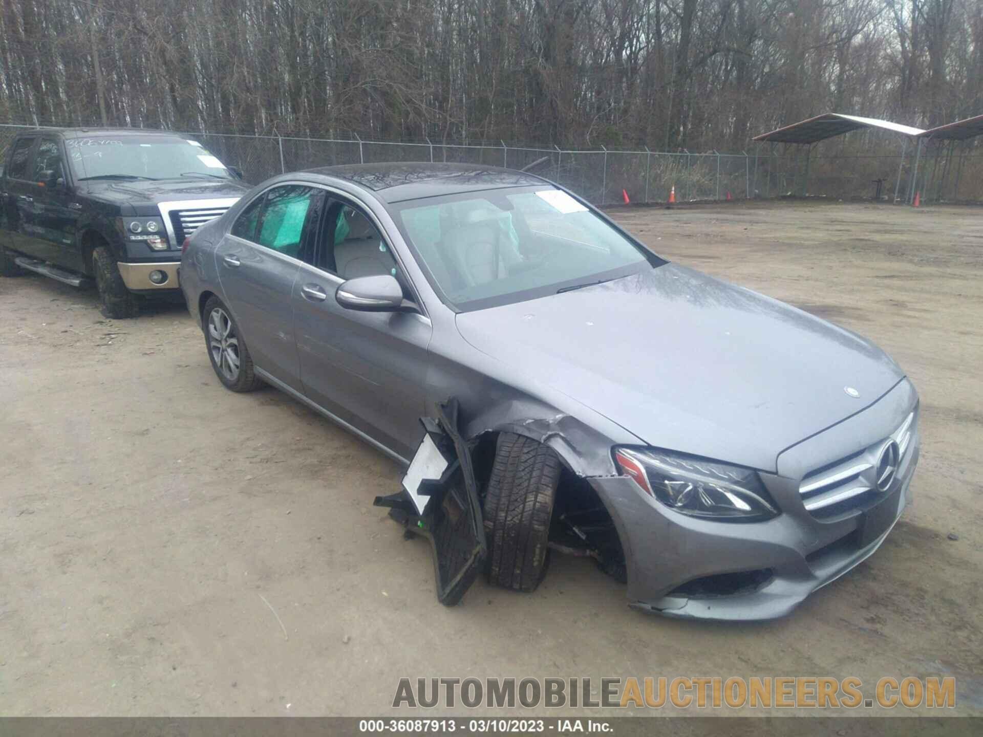 55SWF4KBXFU027553 MERCEDES-BENZ C-CLASS 2015