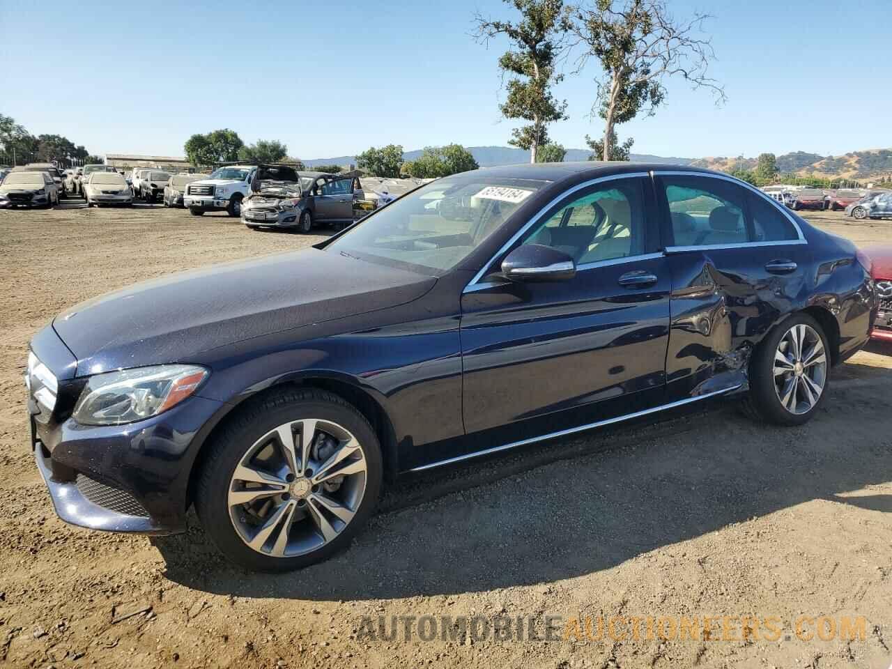 55SWF4KBXFU027892 MERCEDES-BENZ C-CLASS 2015