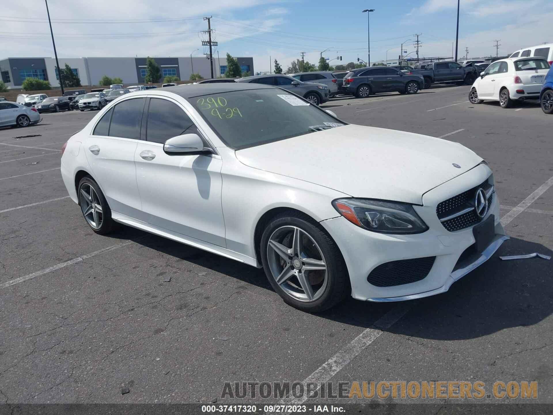 55SWF4KBXFU029979 MERCEDES-BENZ C-CLASS 2015