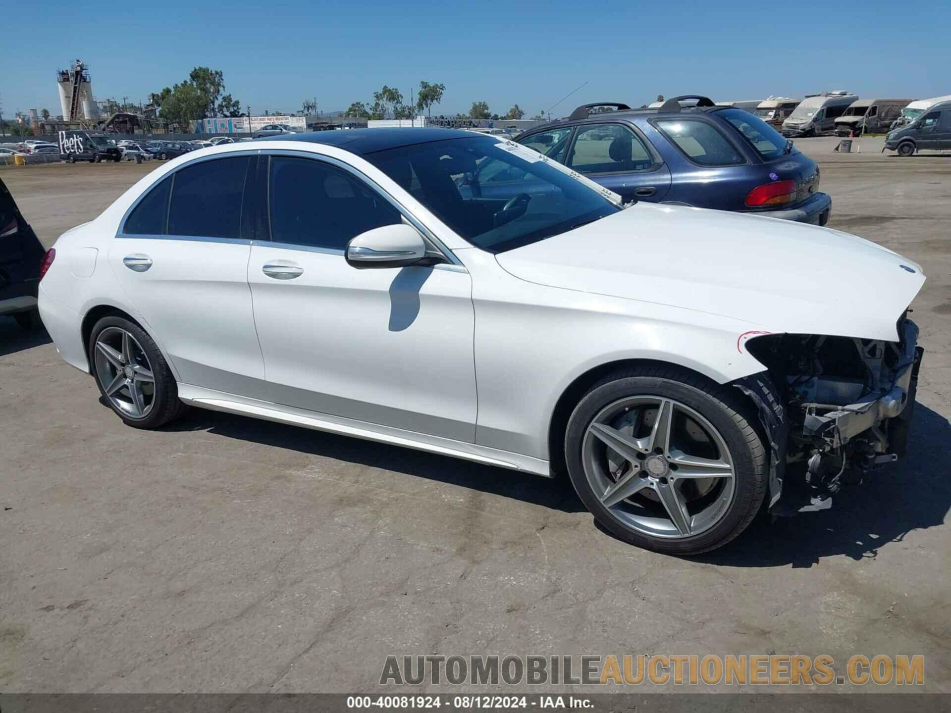 55SWF4KBXFU039542 MERCEDES-BENZ C 300 2015