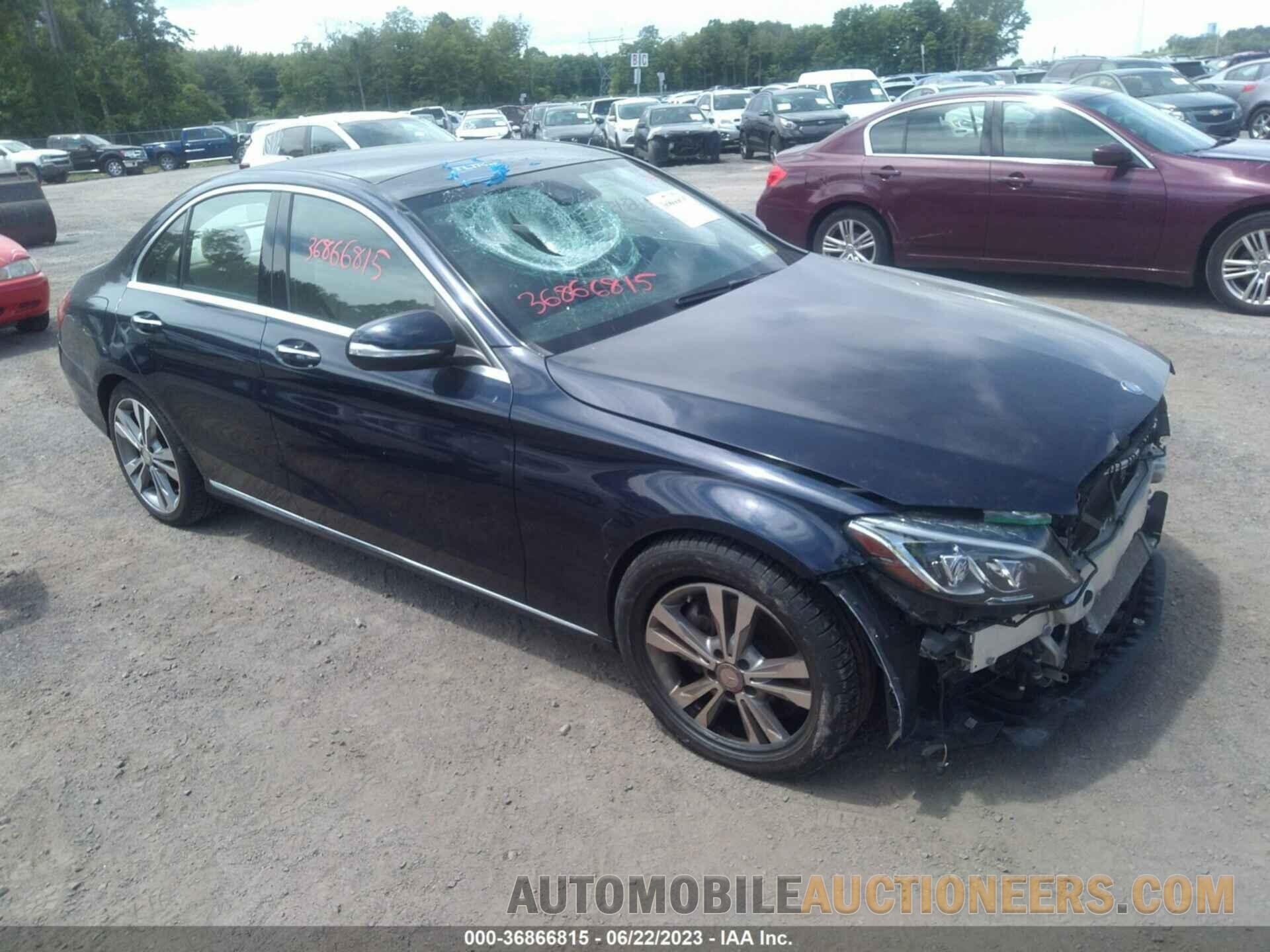 55SWF4KBXFU040741 MERCEDES-BENZ C-CLASS 2015