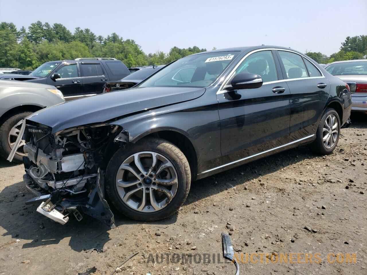 55SWF4KBXFU048225 MERCEDES-BENZ C-CLASS 2015