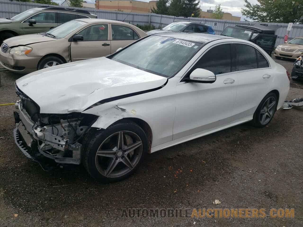 55SWF4KBXFU063128 MERCEDES-BENZ C-CLASS 2015