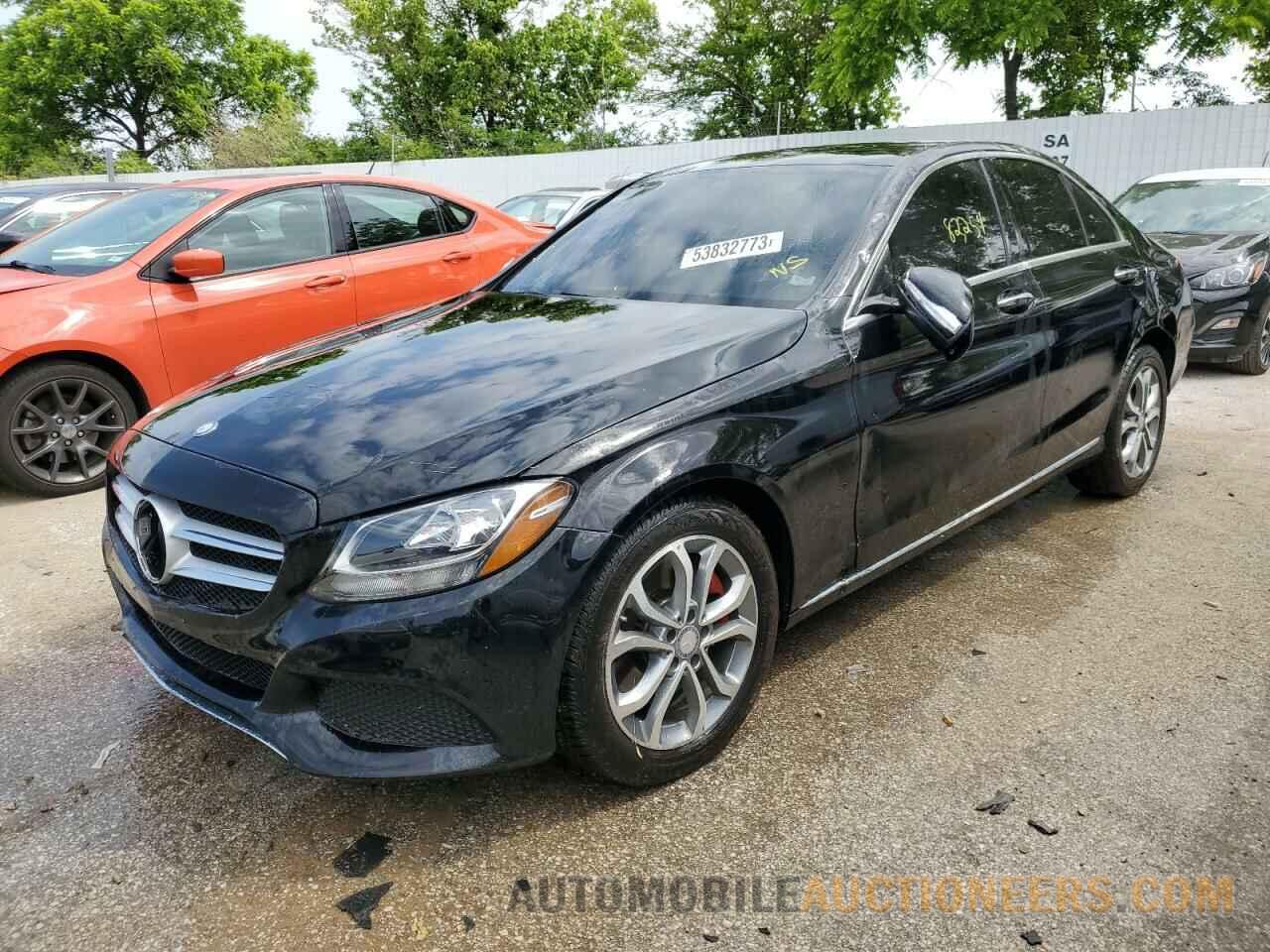 55SWF4KBXFU063307 MERCEDES-BENZ C-CLASS 2015