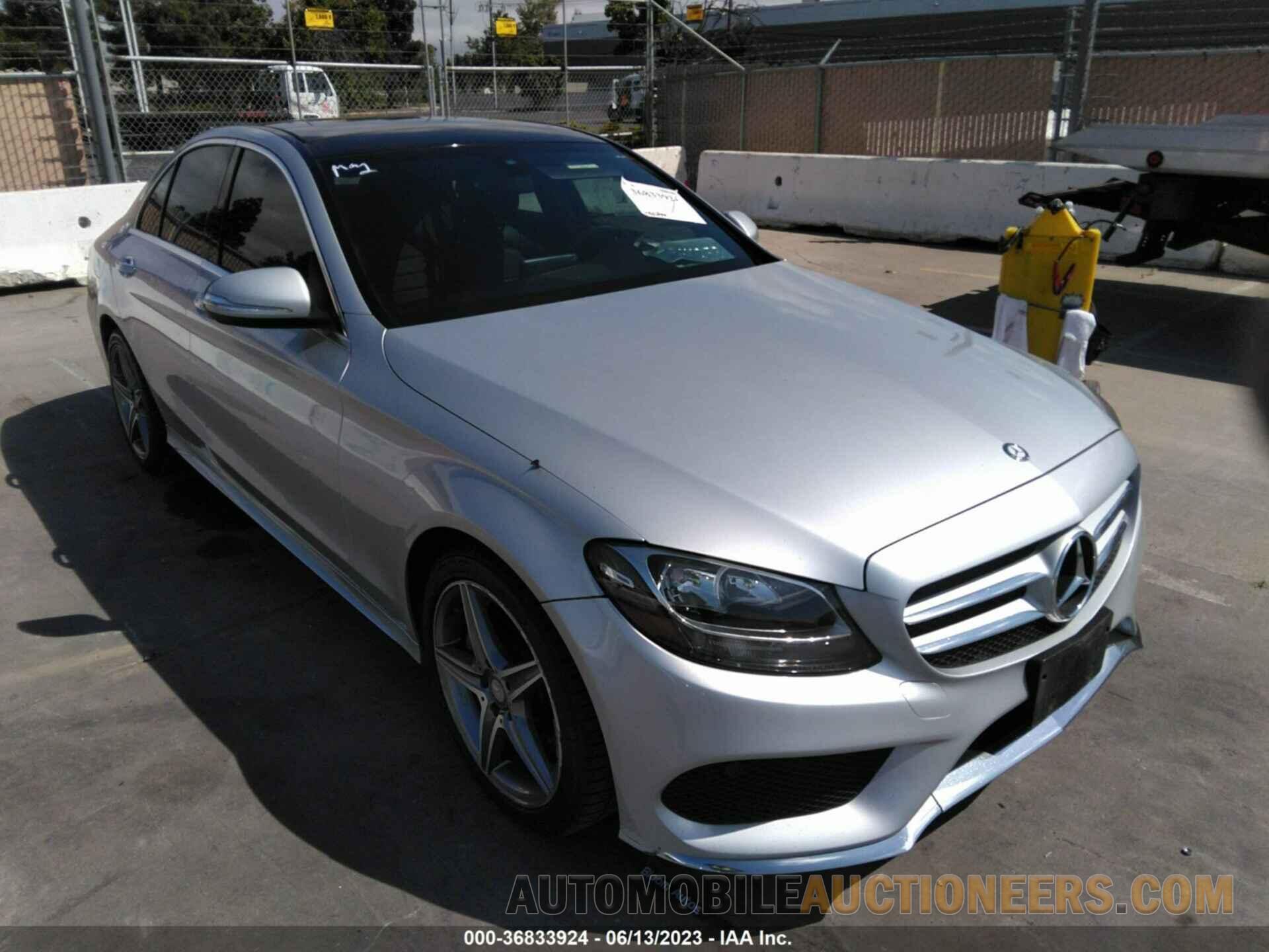 55SWF4KBXFU066644 MERCEDES-BENZ C-CLASS 2015