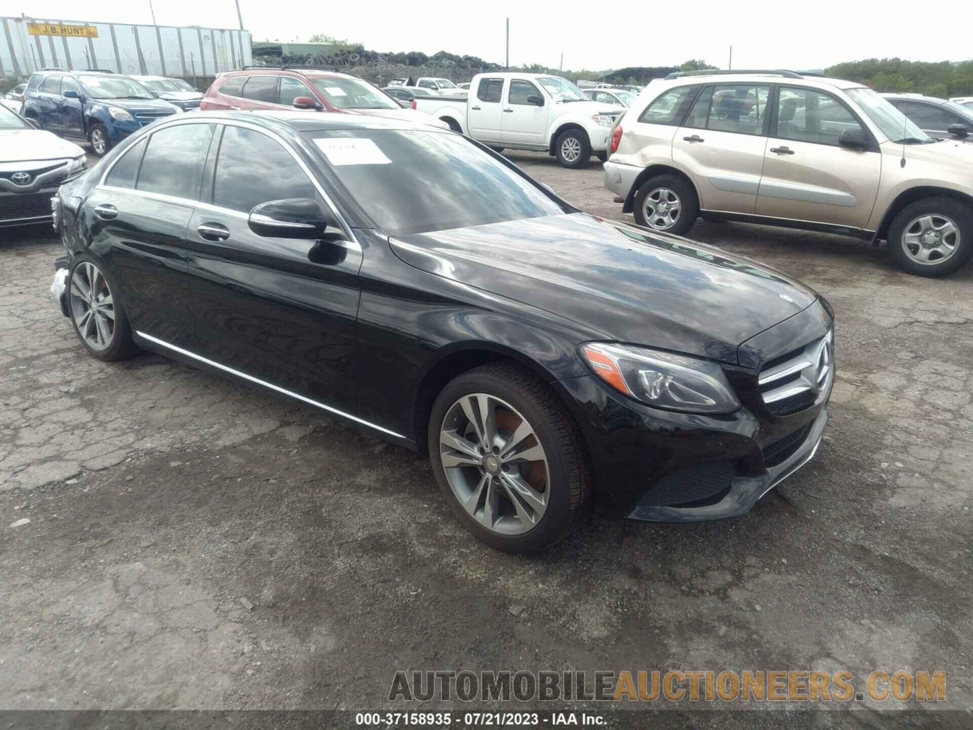 55SWF4KBXFU084612 MERCEDES-BENZ C-CLASS 2015