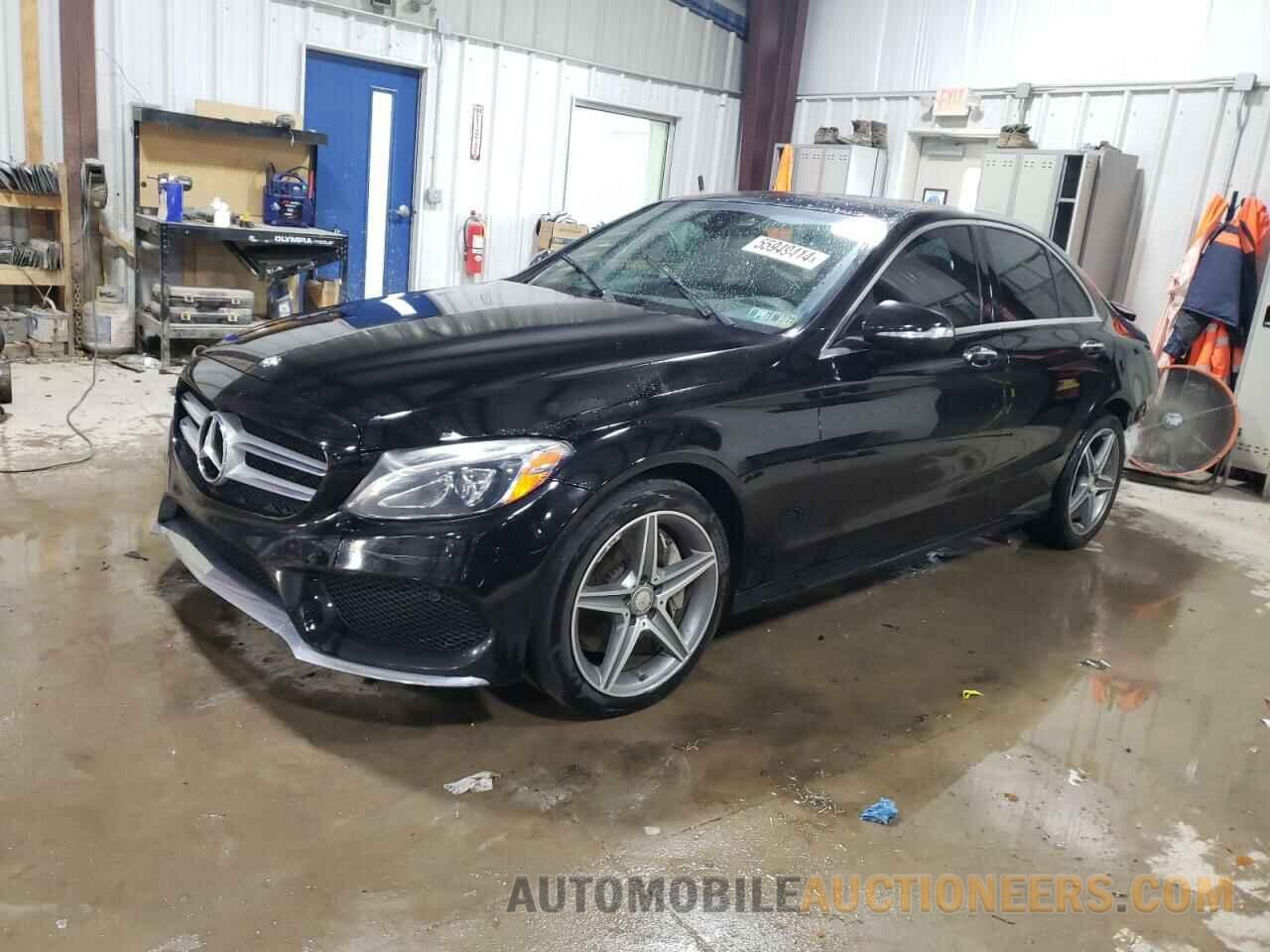 55SWF4KBXFU086361 MERCEDES-BENZ C-CLASS 2015