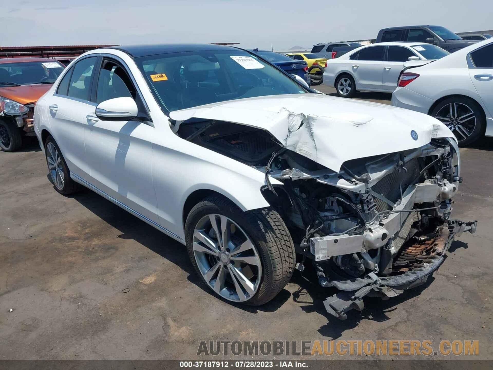 55SWF4KBXFU090863 MERCEDES-BENZ C-CLASS 2015