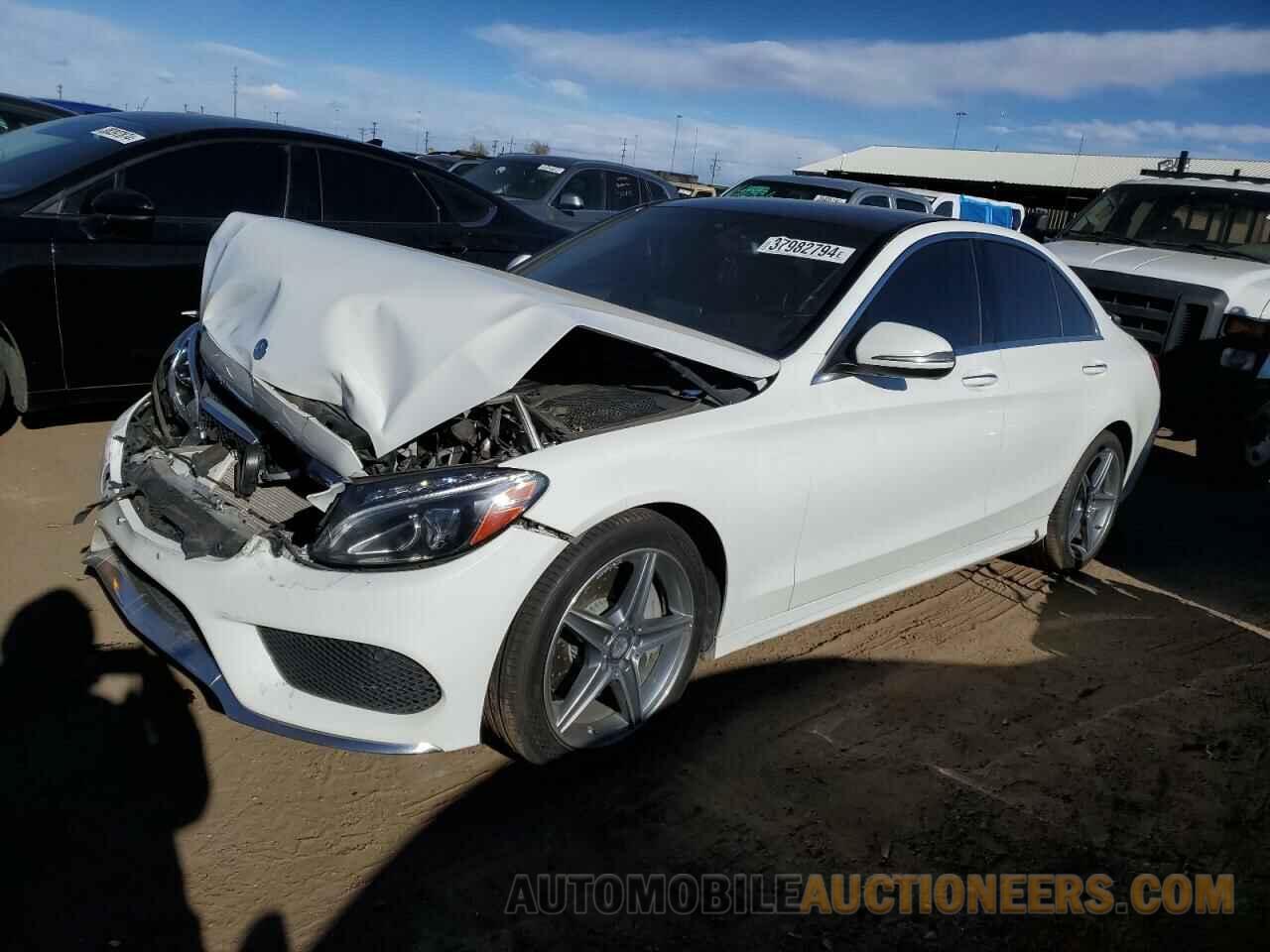 55SWF4KBXGU107548 MERCEDES-BENZ C-CLASS 2016