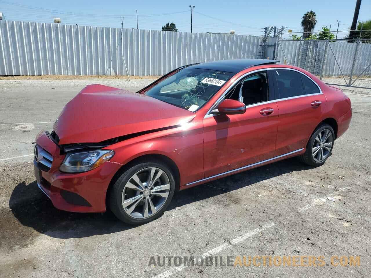 55SWF4KBXGU142185 MERCEDES-BENZ C-CLASS 2016