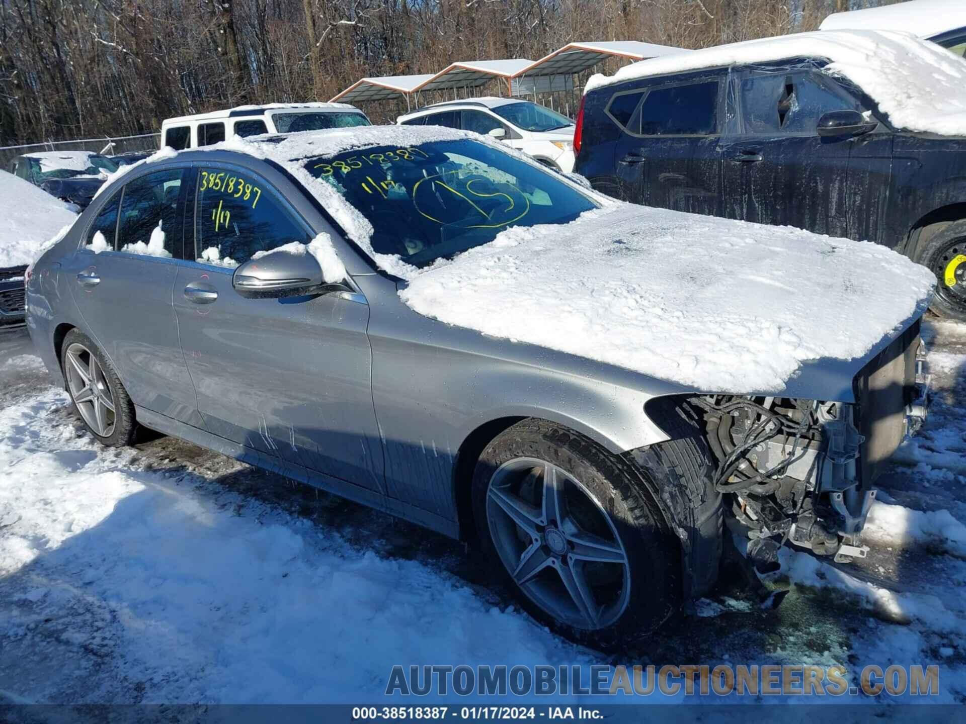 55SWF4KBXGU153641 MERCEDES-BENZ C 300 2016