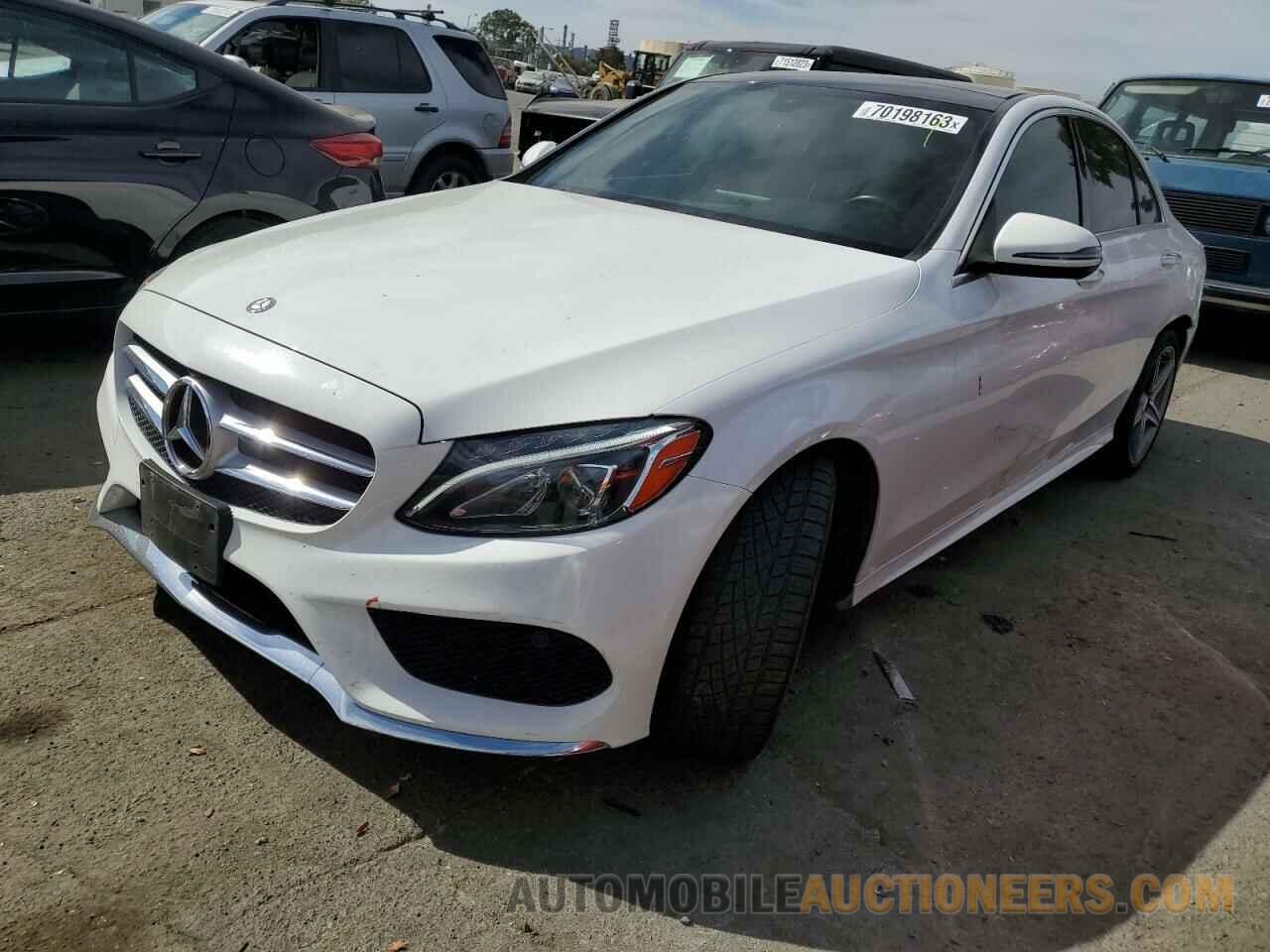 55SWF4KBXGU176496 MERCEDES-BENZ C-CLASS 2016