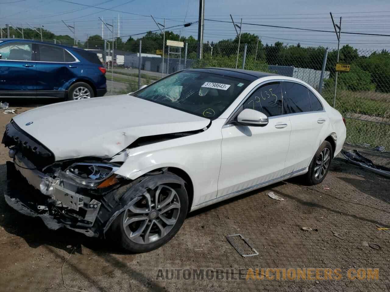 55SWF4KBXHU180436 MERCEDES-BENZ C-CLASS 2017