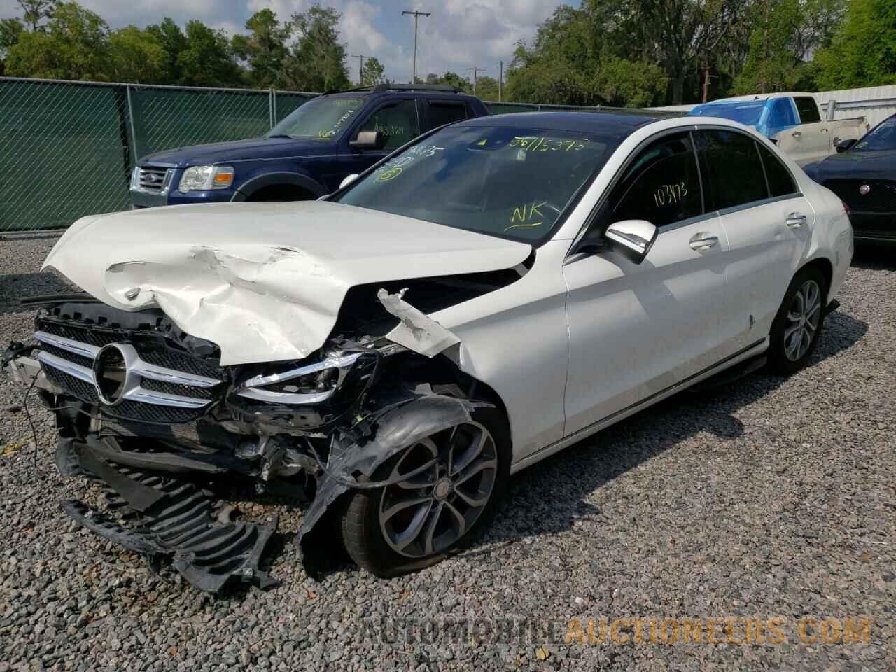 55SWF4KBXHU186186 MERCEDES-BENZ C-CLASS 2017