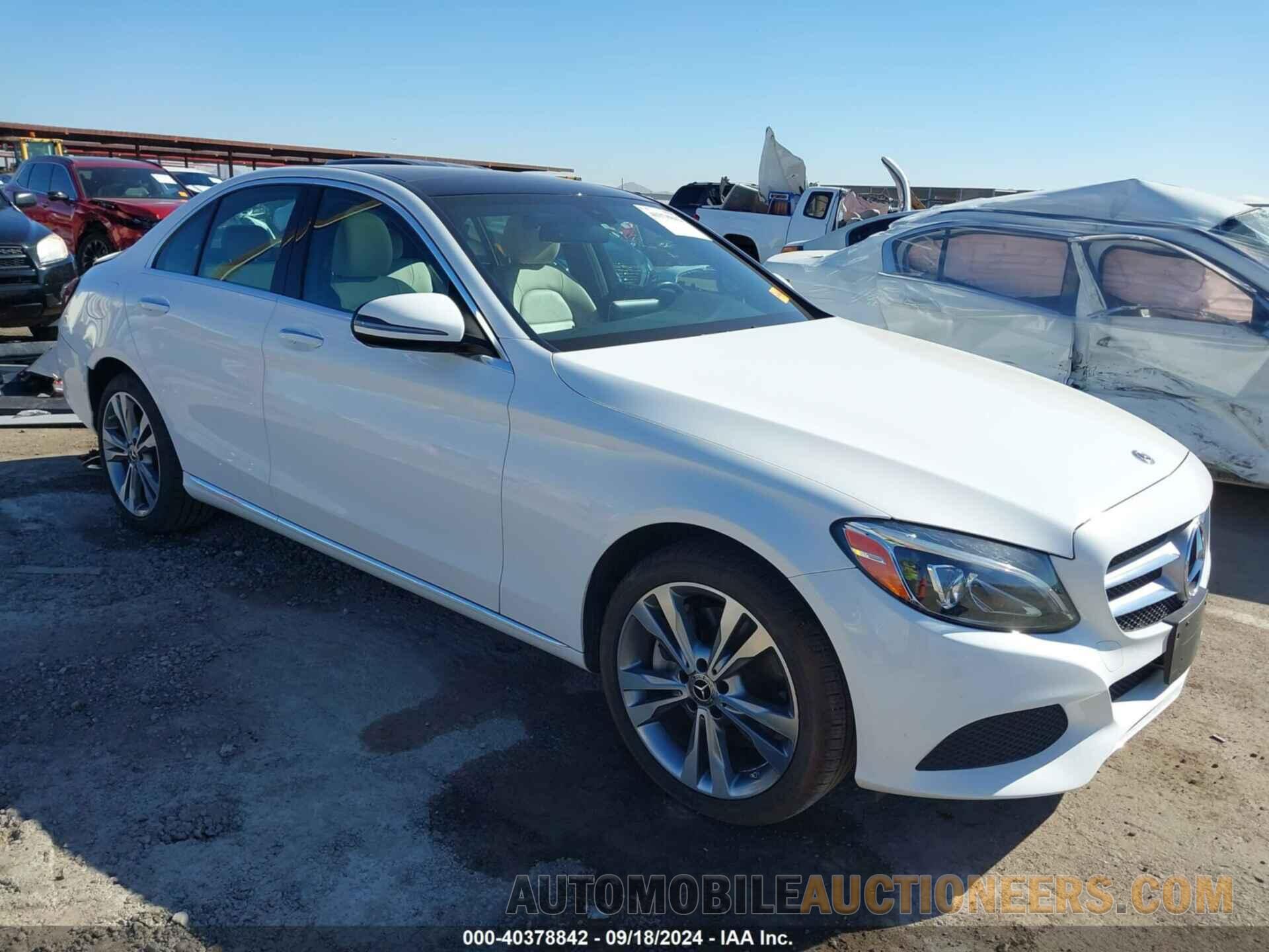 55SWF4KBXJU259269 MERCEDES-BENZ C 300 2018