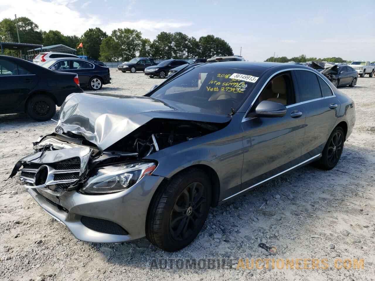 55SWF4KBXJU273432 MERCEDES-BENZ C-CLASS 2018