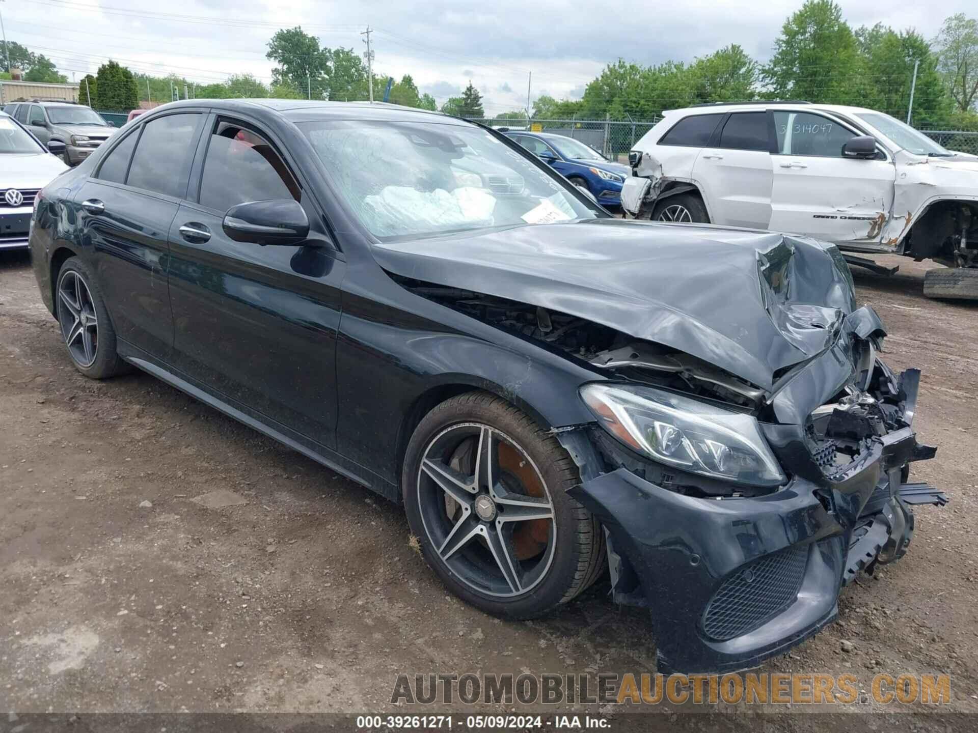 55SWF6EB0GU139240 MERCEDES-BENZ C 450 AMG 2016