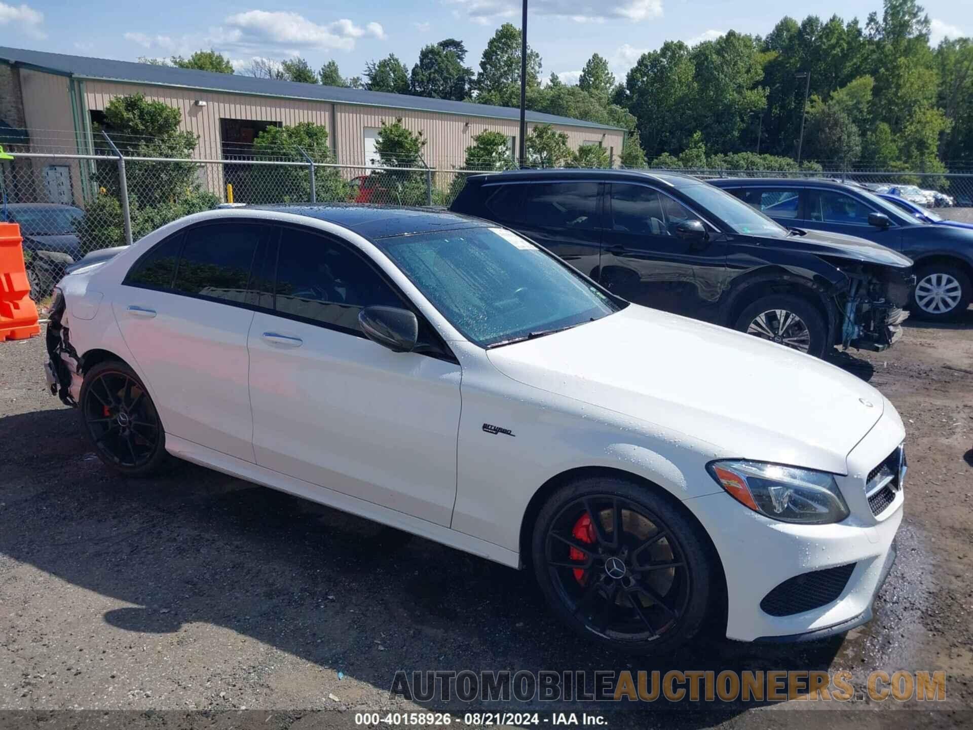 55SWF6EB4HU180410 MERCEDES-BENZ AMG C 43 2017