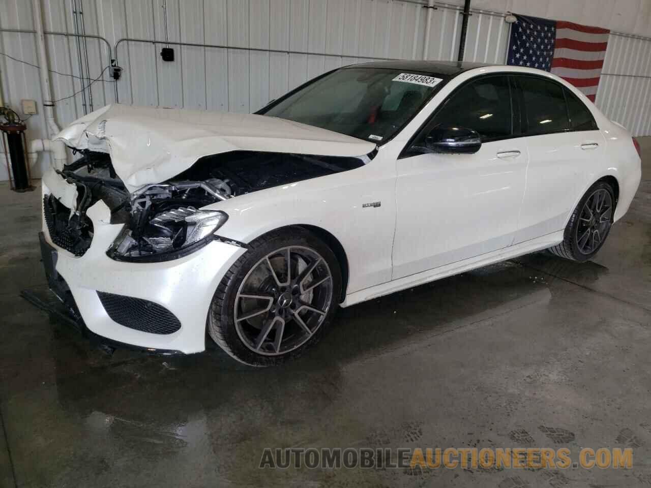 55SWF6EB8HU183634 MERCEDES-BENZ C-CLASS 2017