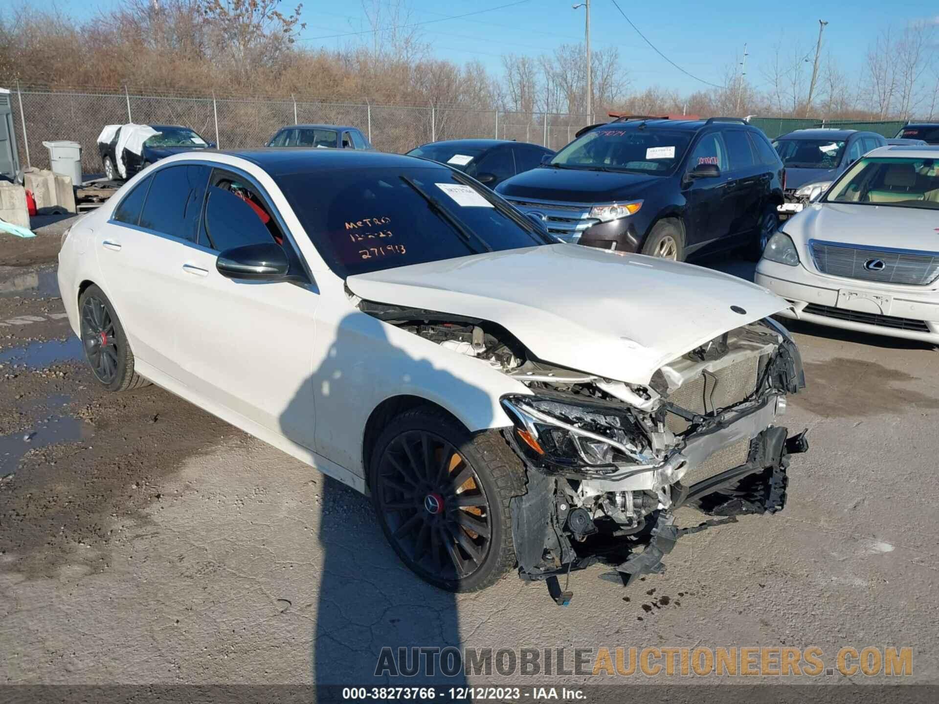 55SWF6GB0FU010331 MERCEDES-BENZ C-CLASS 2015