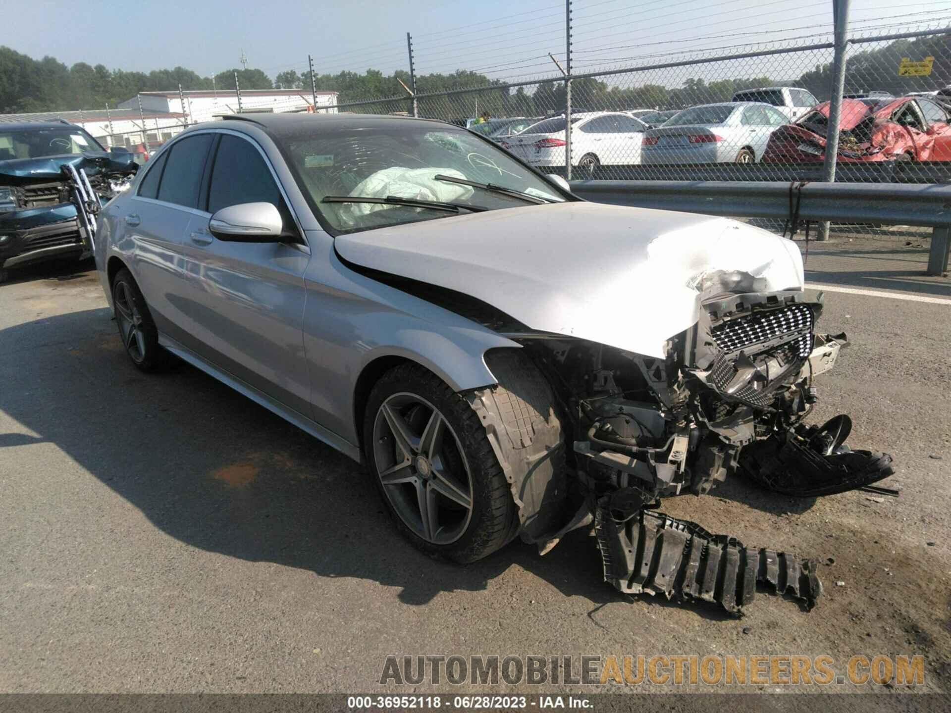 55SWF6GB0FU033785 MERCEDES-BENZ C-CLASS 2015