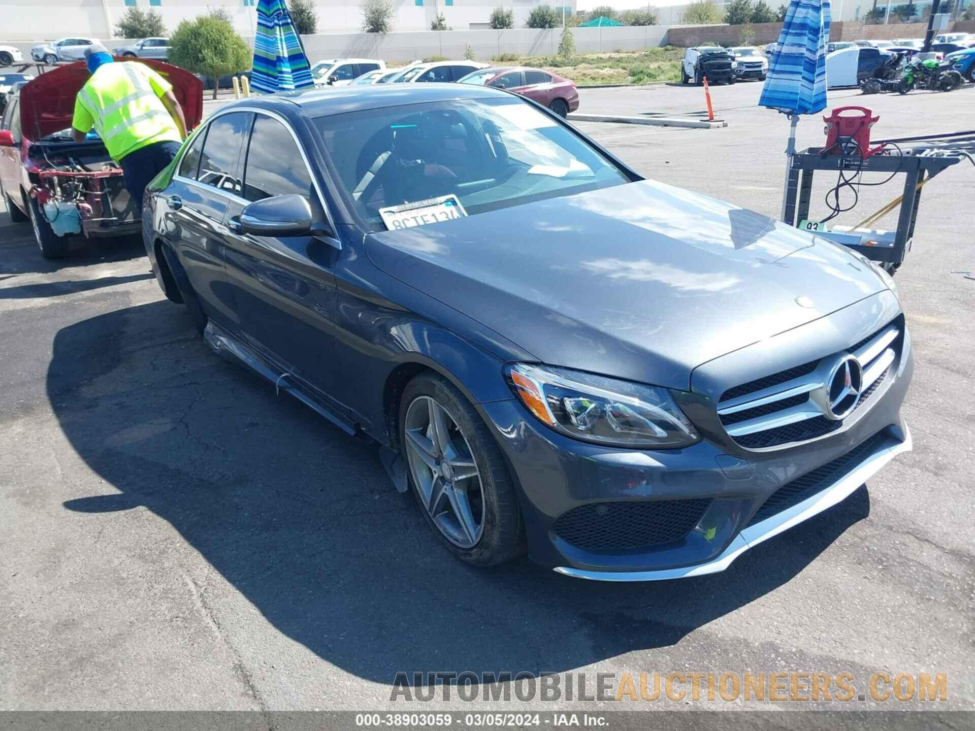 55SWF6GB1FU039918 MERCEDES-BENZ C 400 2015