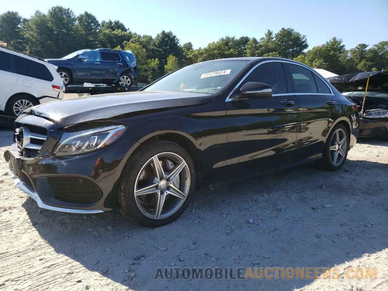 55SWF6GB1FU041538 MERCEDES-BENZ C-CLASS 2015