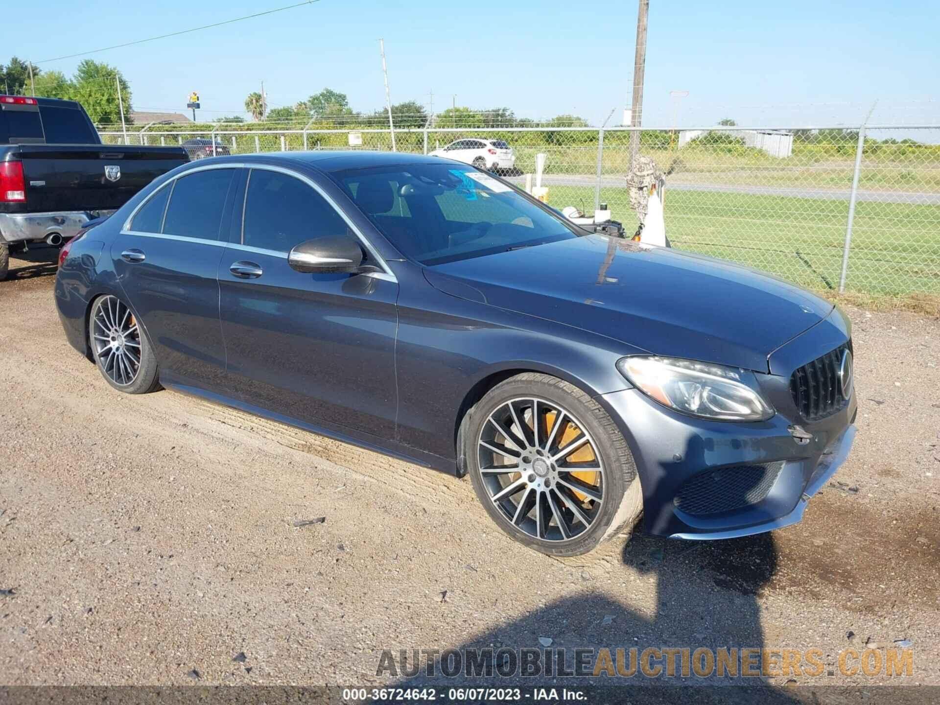 55SWF6GB3FU000165 MERCEDES-BENZ C-CLASS 2015