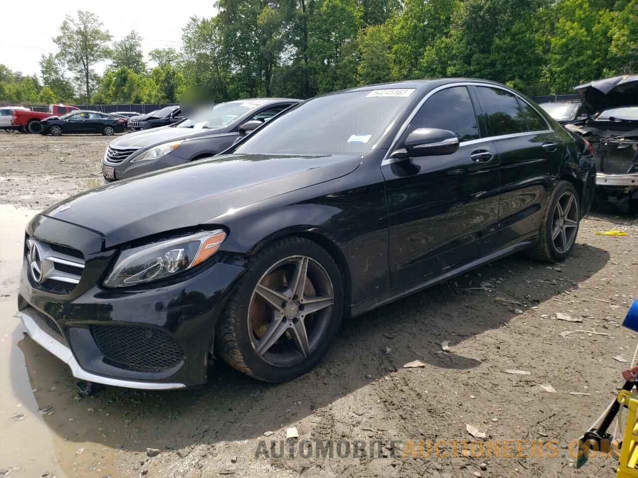 55SWF6GB3FU017922 MERCEDES-BENZ C-CLASS 2015