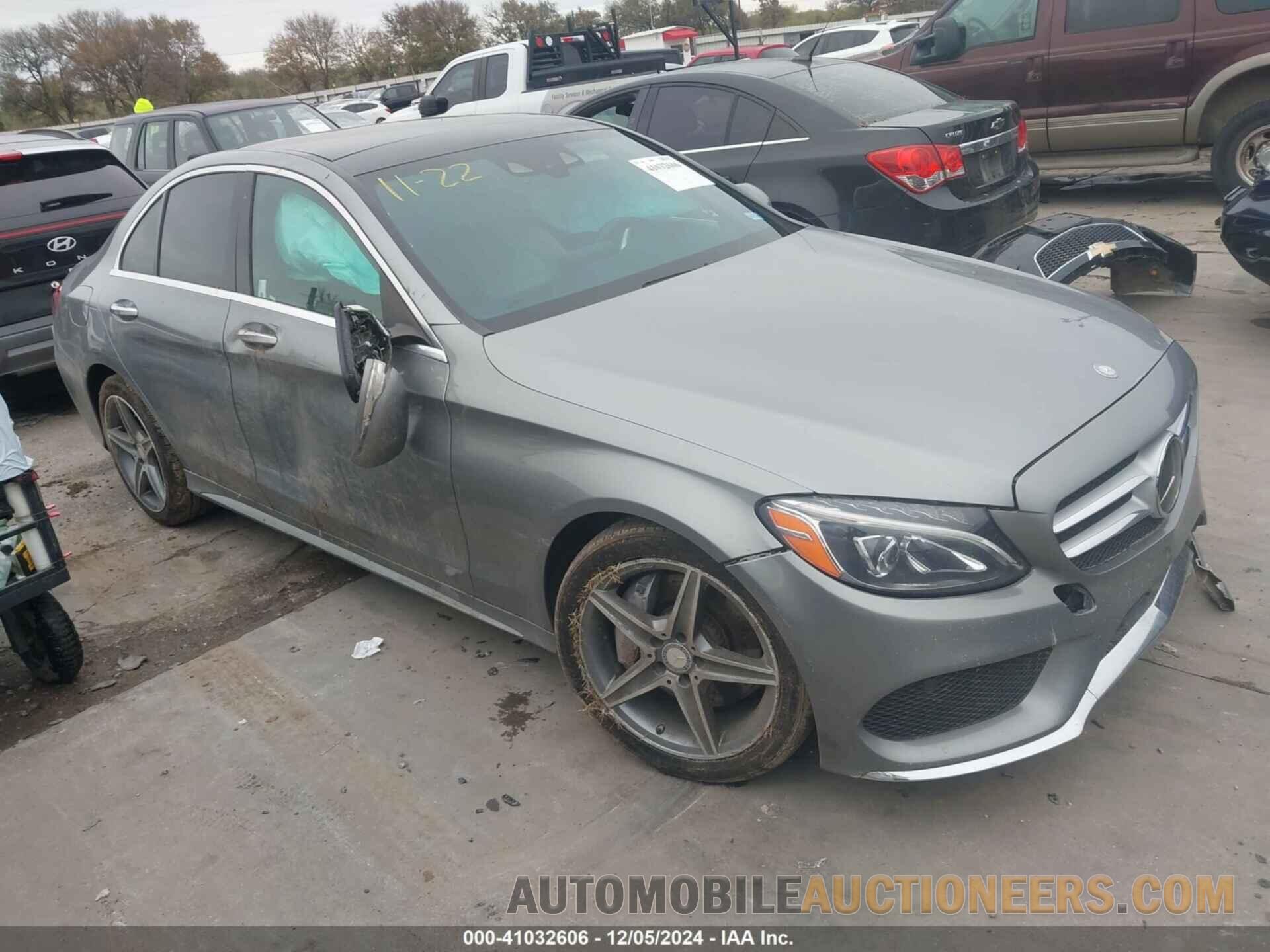 55SWF6GB3FU025969 MERCEDES-BENZ C 400 2015