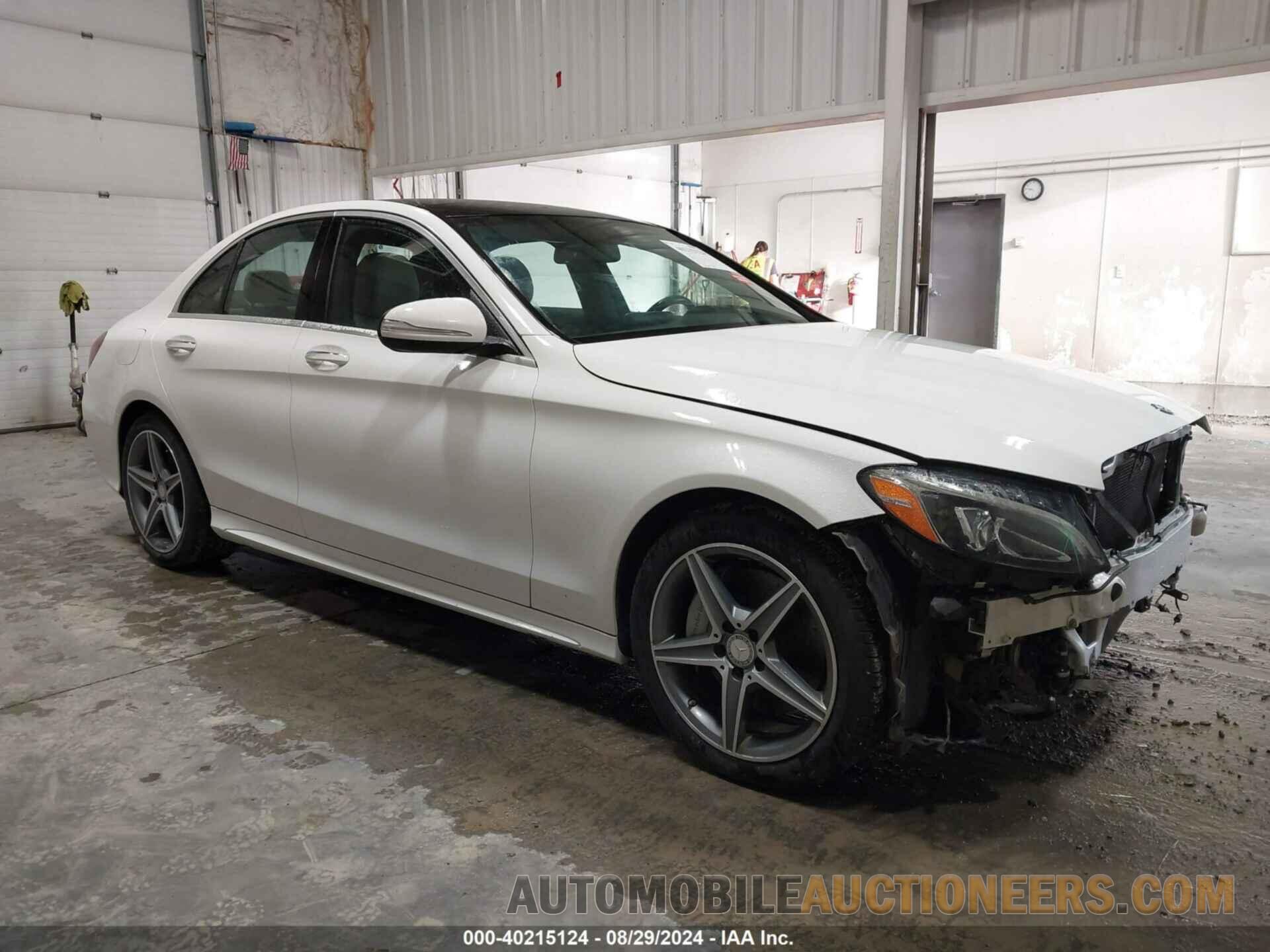 55SWF6GB3FU042528 MERCEDES-BENZ C 400 2015