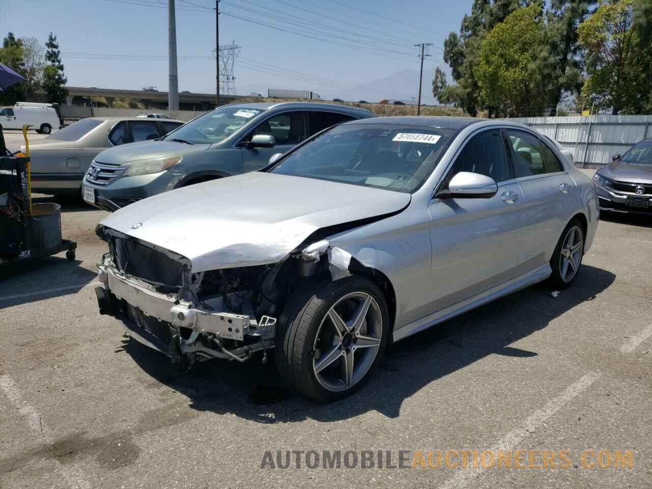 55SWF6GB4FU011966 MERCEDES-BENZ C-CLASS 2015