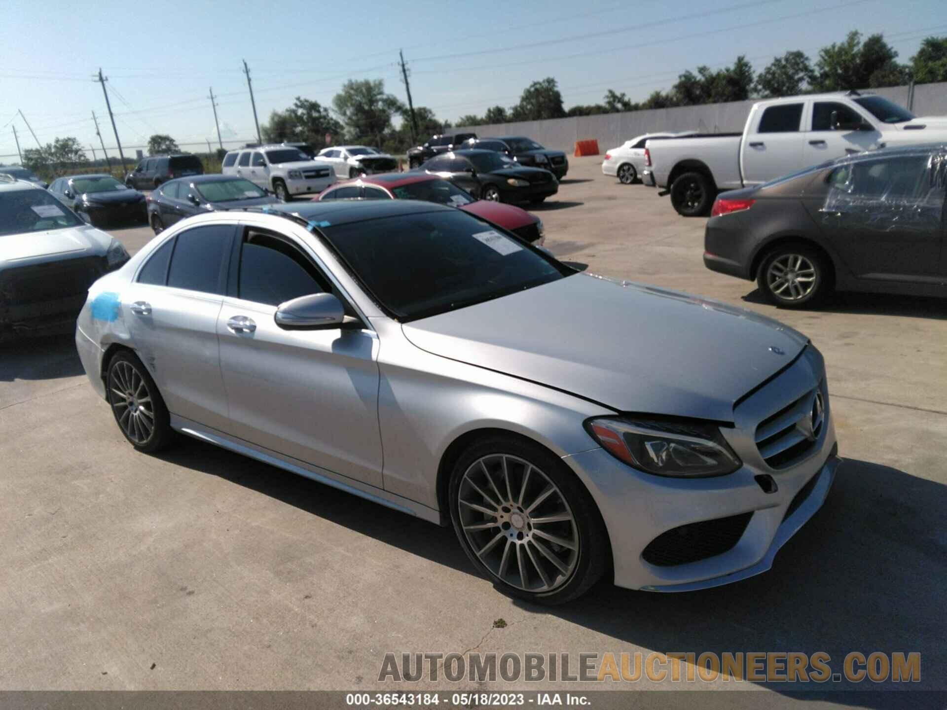 55SWF6GB4FU023471 MERCEDES-BENZ C-CLASS 2015