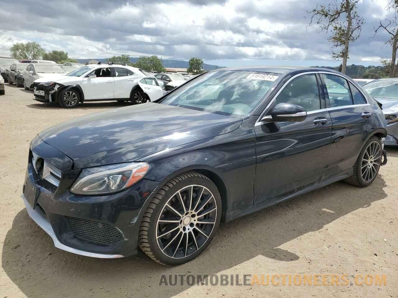 55SWF6GB4FU043137 MERCEDES-BENZ C-CLASS 2015