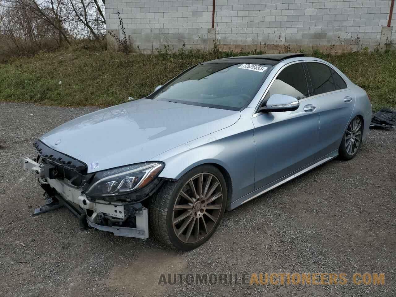 55SWF6GB4FU055949 MERCEDES-BENZ C-CLASS 2015