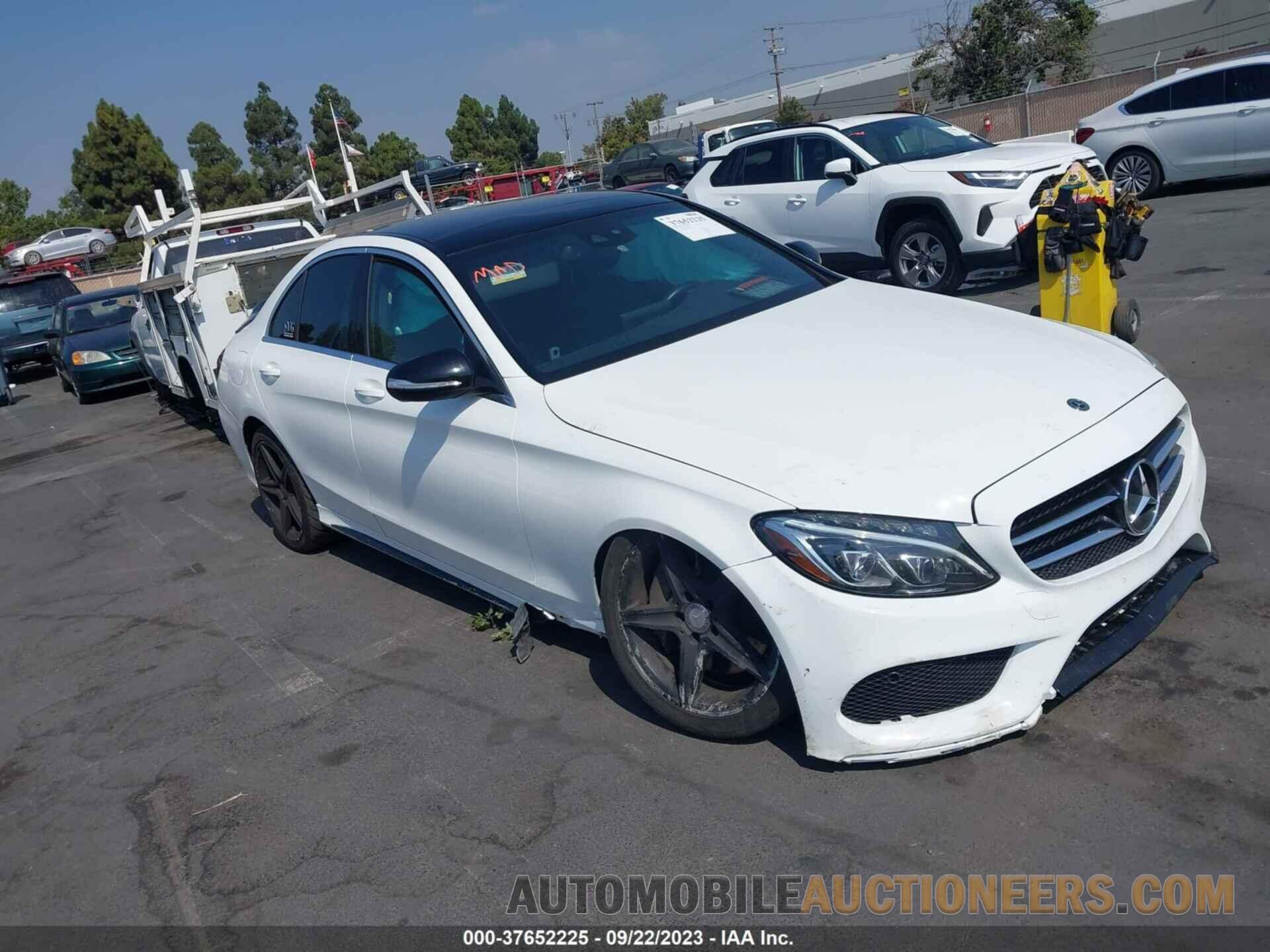 55SWF6GB5FU000183 MERCEDES-BENZ C-CLASS 2015