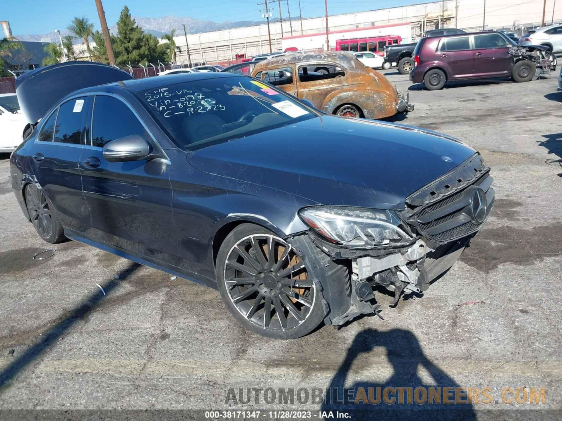 55SWF6GB5FU000197 MERCEDES-BENZ C 400 2015