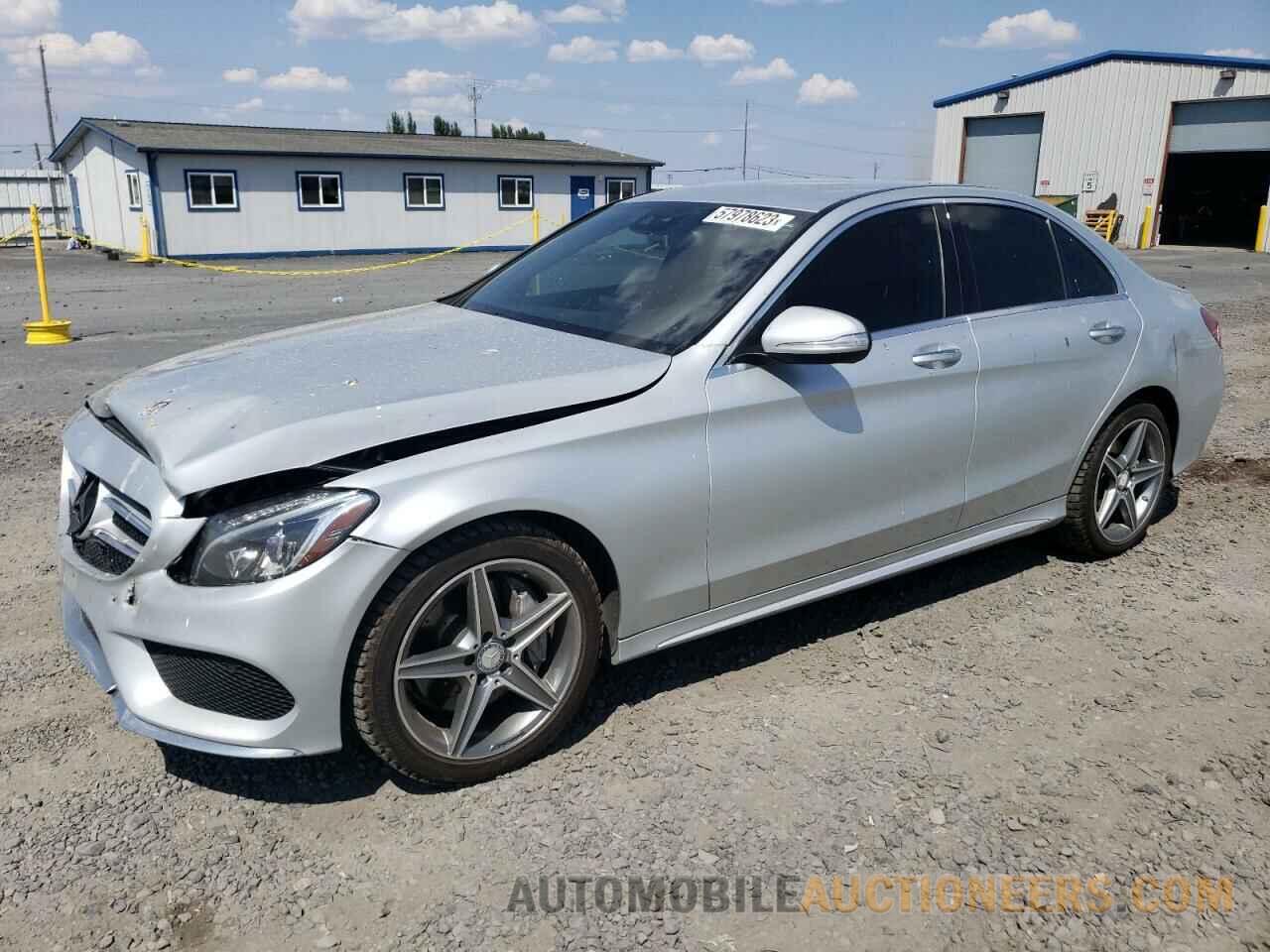 55SWF6GB5FU023642 MERCEDES-BENZ C-CLASS 2015