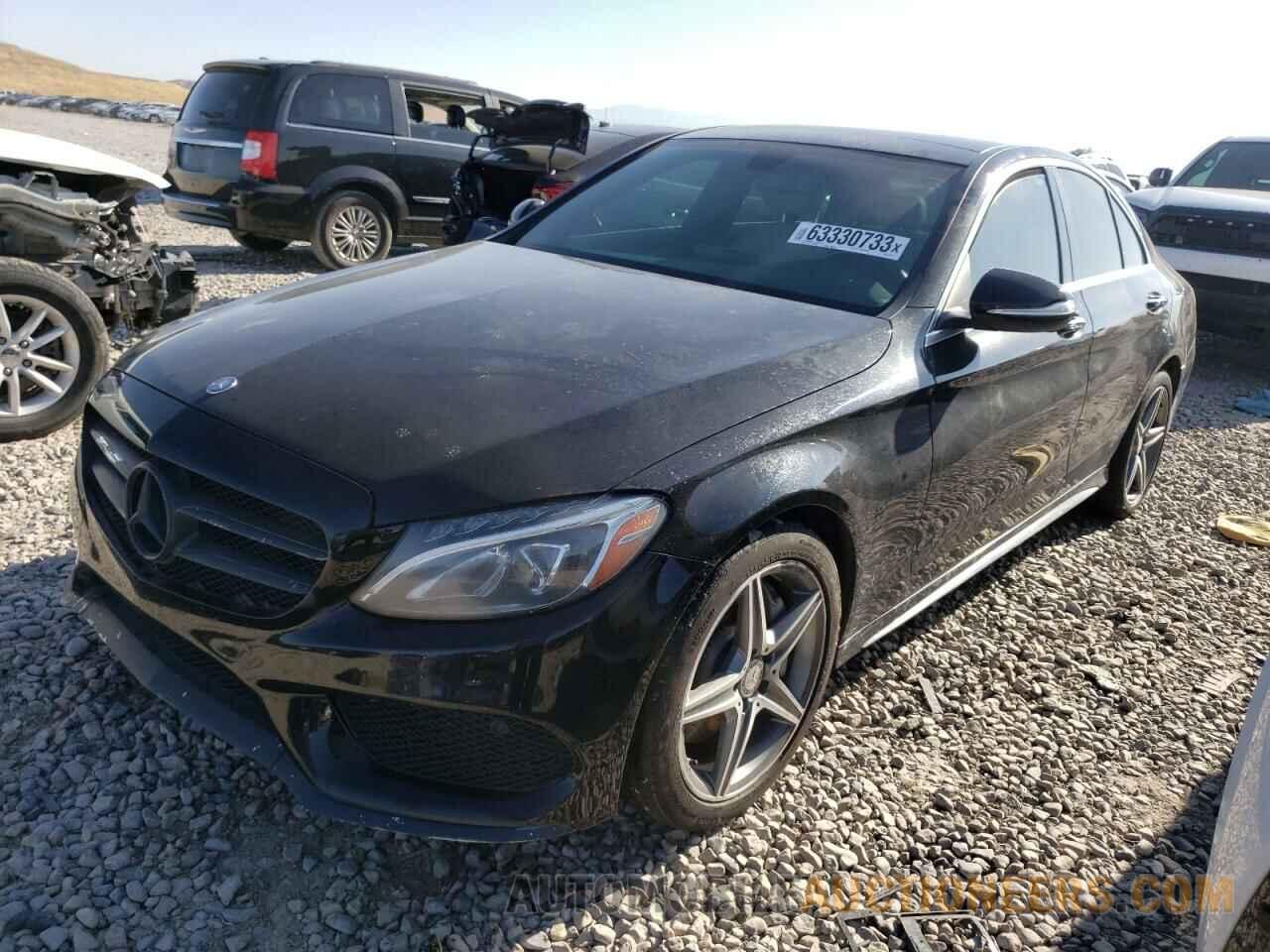 55SWF6GB5FU027917 MERCEDES-BENZ C-CLASS 2015