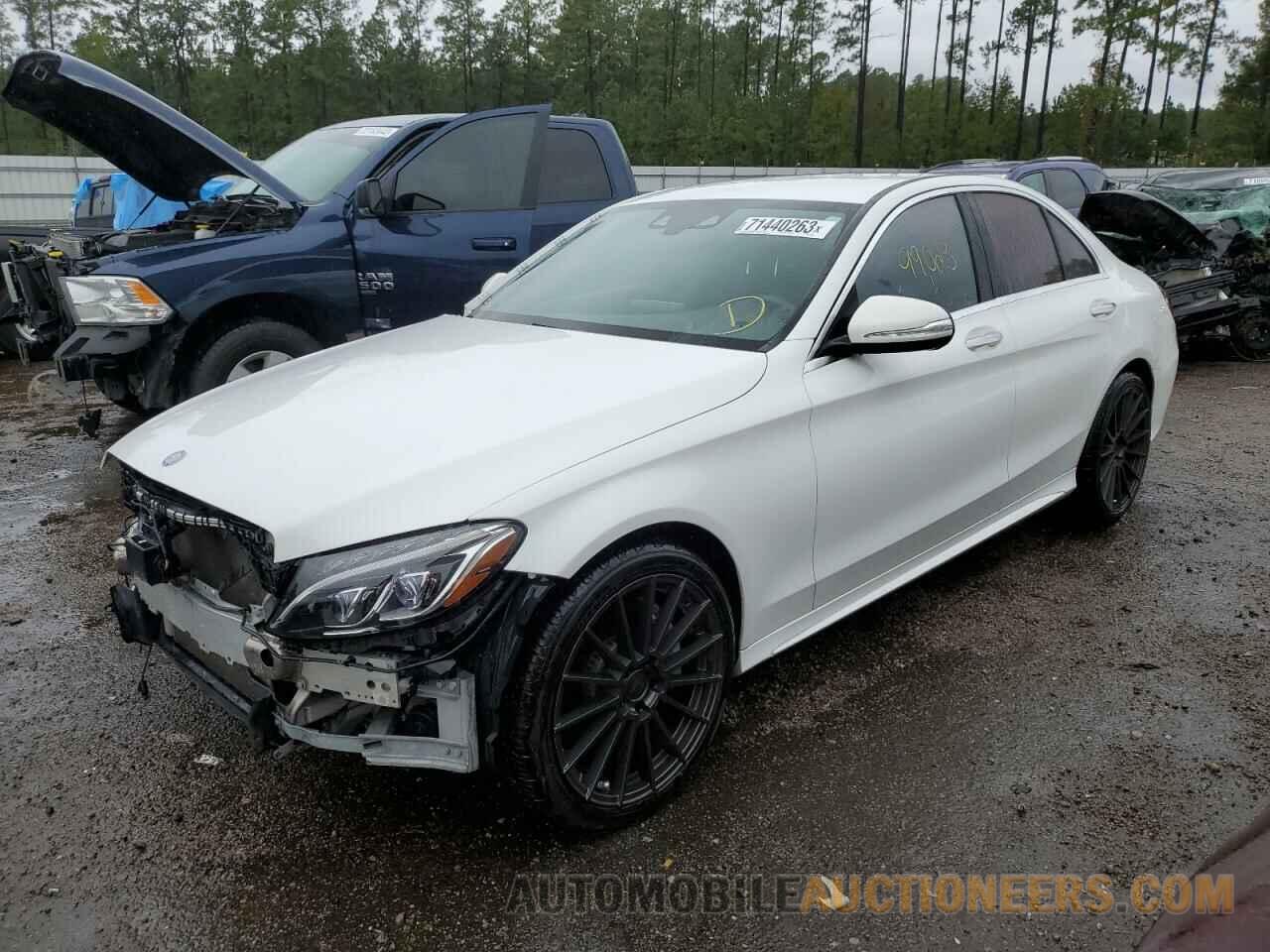 55SWF6GB5FU028548 MERCEDES-BENZ C-CLASS 2015