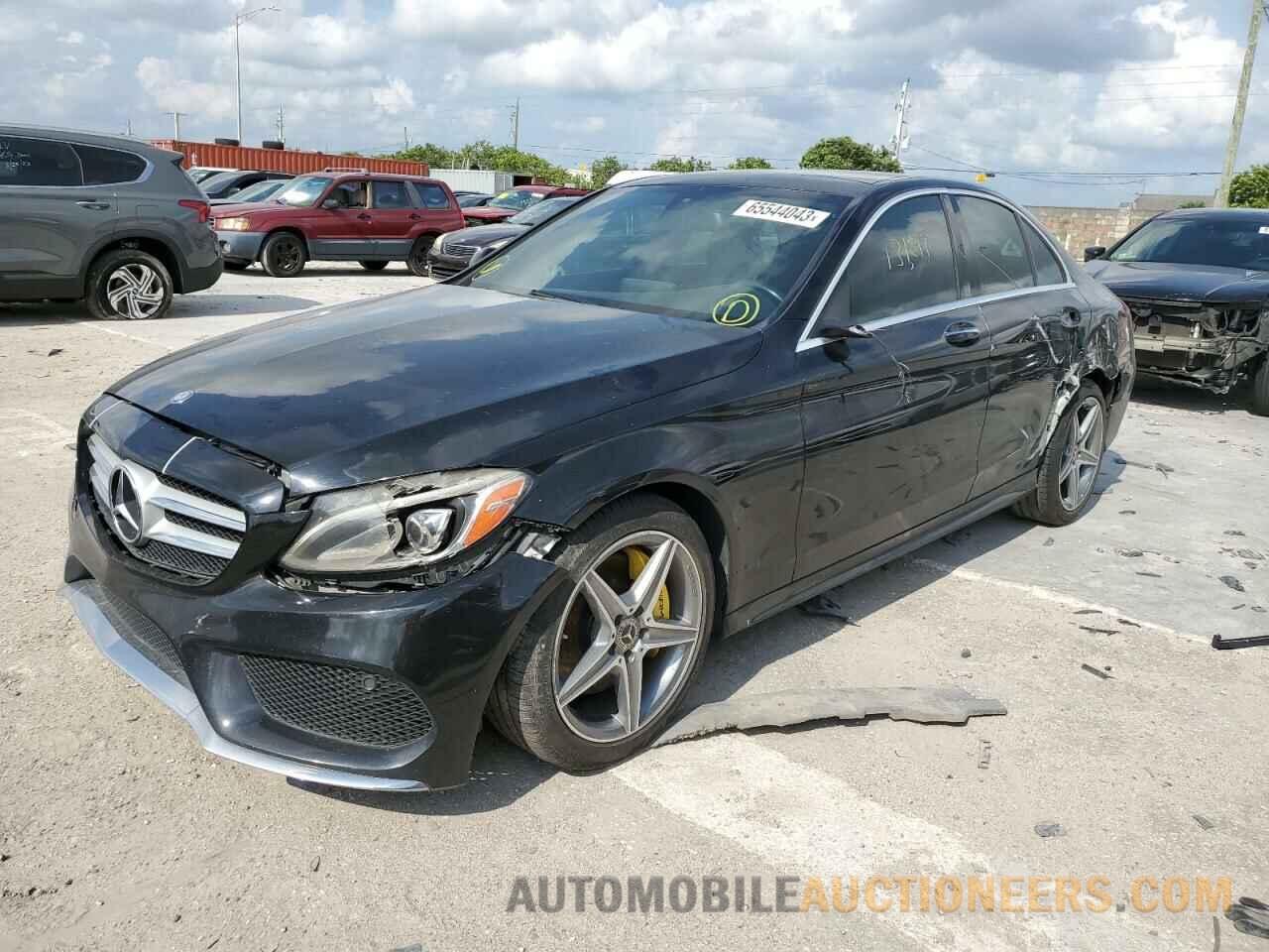 55SWF6GB5FU032793 MERCEDES-BENZ C-CLASS 2015