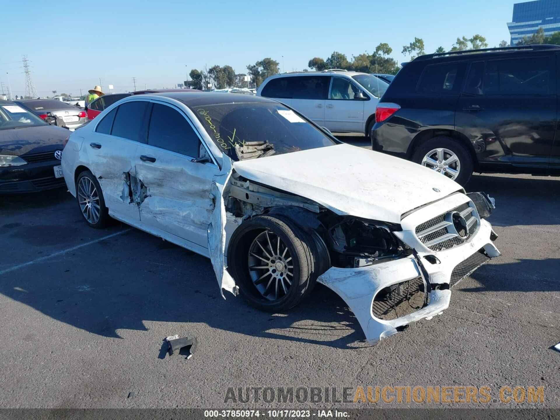 55SWF6GB5FU041820 MERCEDES-BENZ C 400 2015