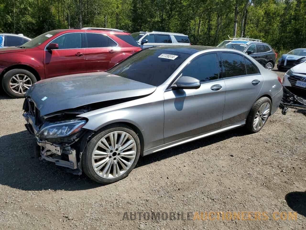 55SWF6GB5FU087664 MERCEDES-BENZ C-CLASS 2015