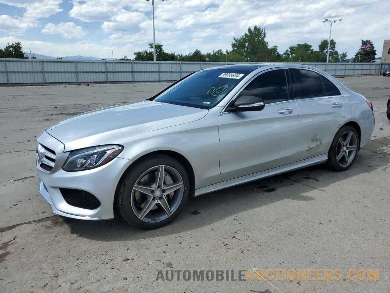 55SWF6GB6FU000354 MERCEDES-BENZ C-CLASS 2015