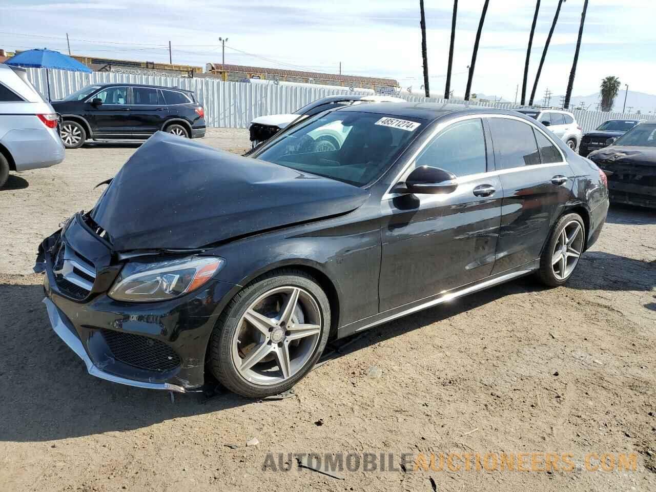 55SWF6GB6FU002508 MERCEDES-BENZ C-CLASS 2015