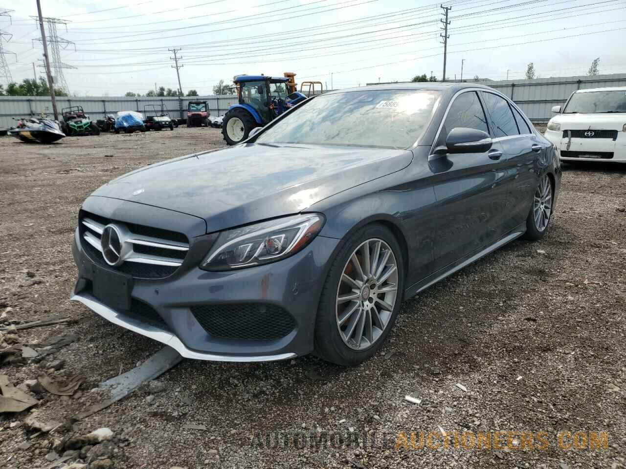 55SWF6GB6FU096552 MERCEDES-BENZ C-CLASS 2015