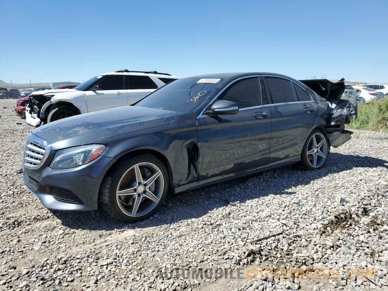 55SWF6GB7FU024484 MERCEDES-BENZ C-CLASS 2015